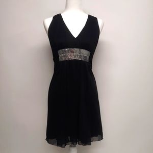 Ruby Rox Black & Silver Sequin Cocktail Dress, Size S